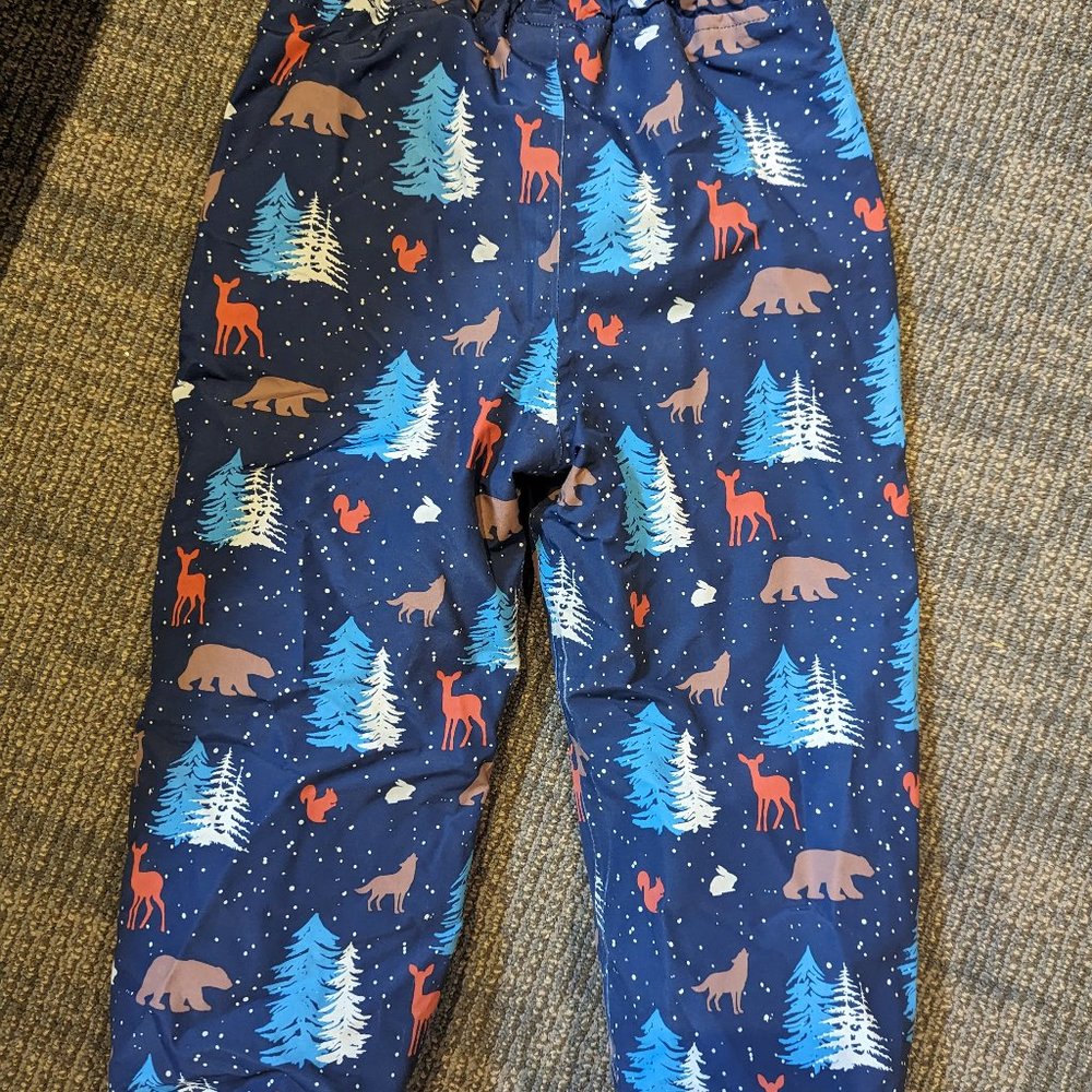 Jan & Jul Fleece-lined rain pants size 4T